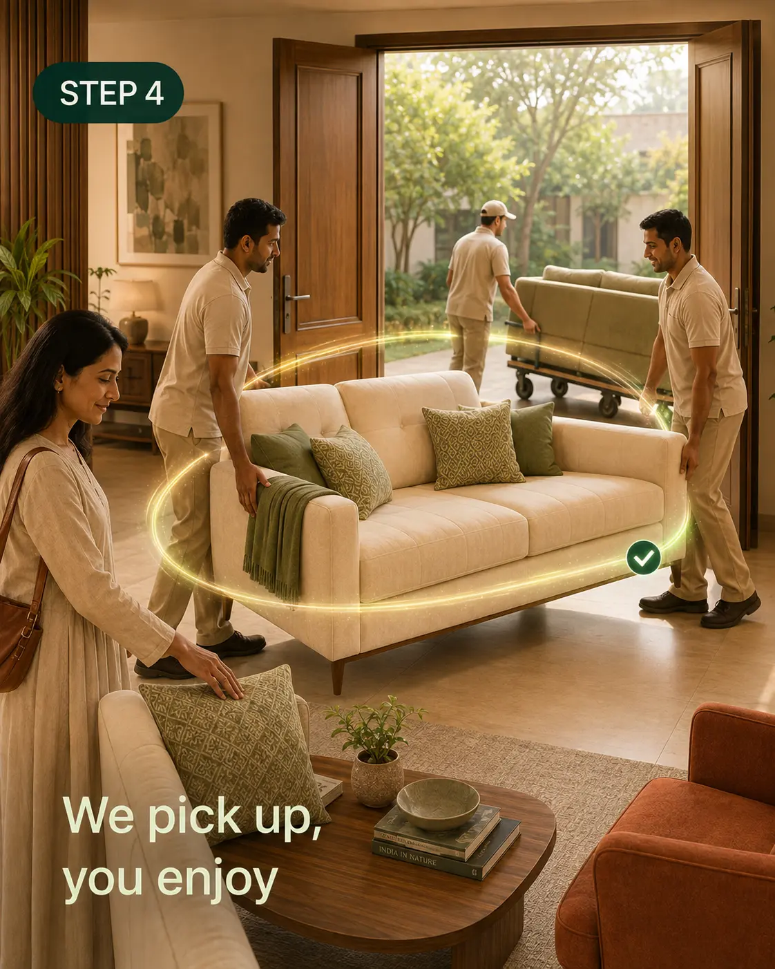 We pick up, you enjoy